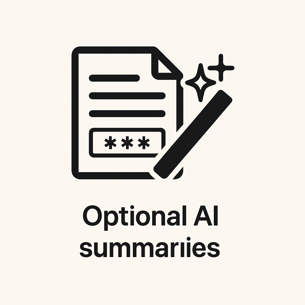 AI summary generation